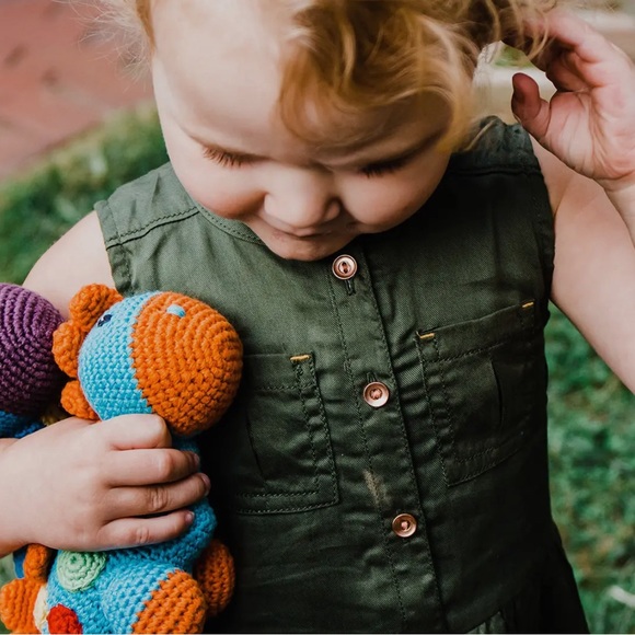 Stegosaurus Plush Dino Rattle - Picture 7 of 16